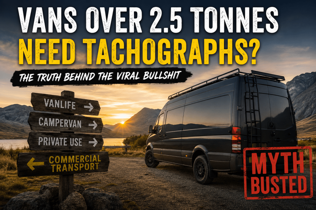 Do Vans Over 2.5 Tonnes Need Tachographs? The Real EU Rules Explained